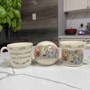 Vintage Bunnykins Dish set